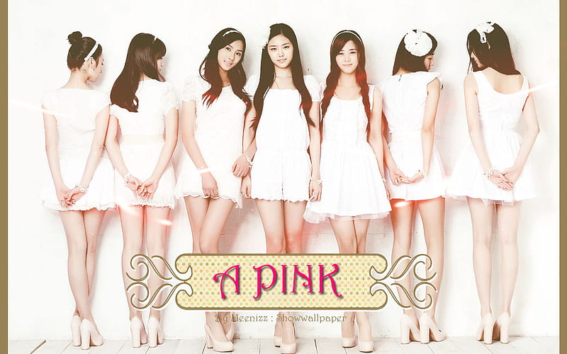 A-Pink, a, namju, hayoung, yookyung, panda, chorong, naeun, eunji, bomi, pink, HD wallpaper