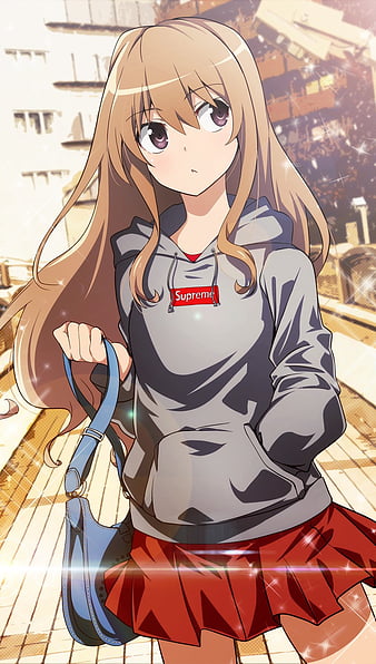 Taiga Sad, anime, animegirl, japan, japanimation, otaku, sad, taiga, tiger,  toradora, HD phone wallpaper