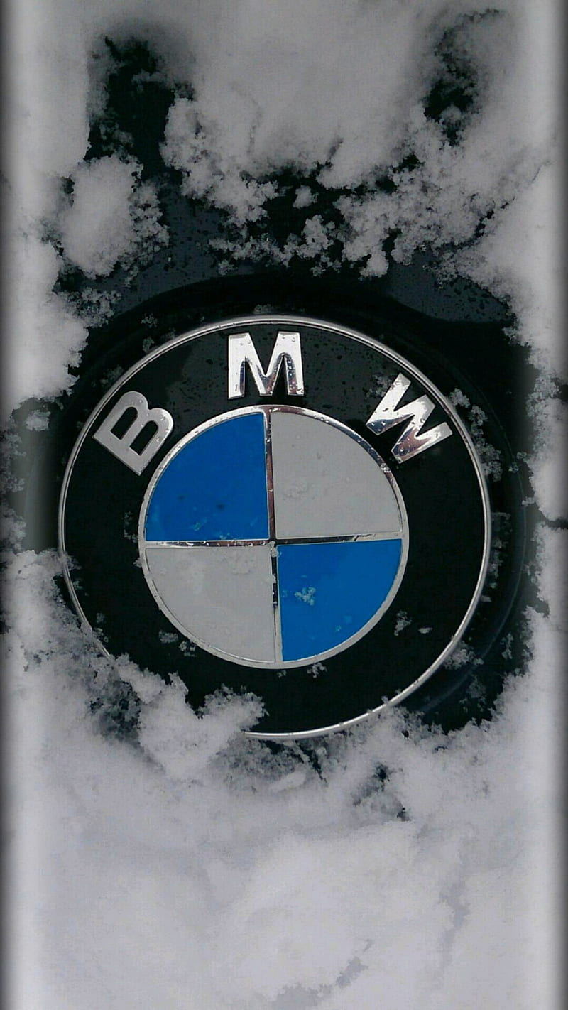 BMW Logo appearing , car, brand logo, HD phone wallpaper