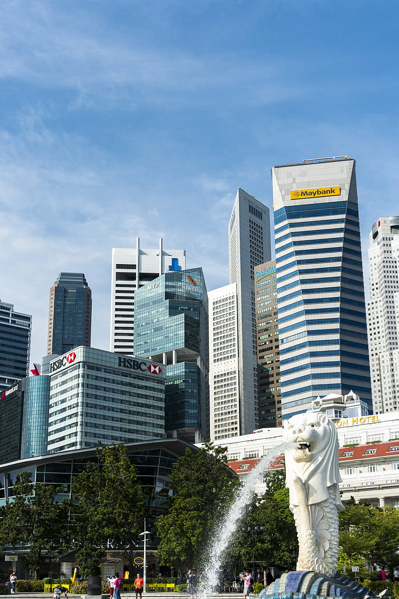city, building, Singapore, HD phone wallpaper