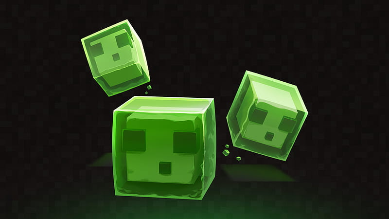Minecraft: Dungeons and Background, Minecraft Slime, HD wallpaper