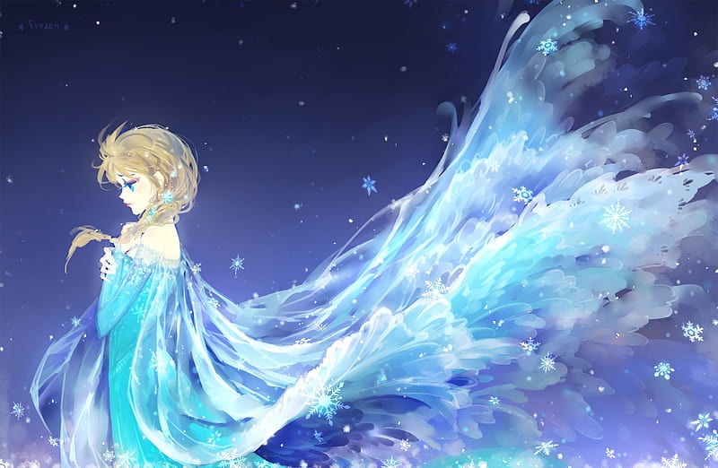 Anime Queen, Elsa Anime, HD wallpaper | Peakpx