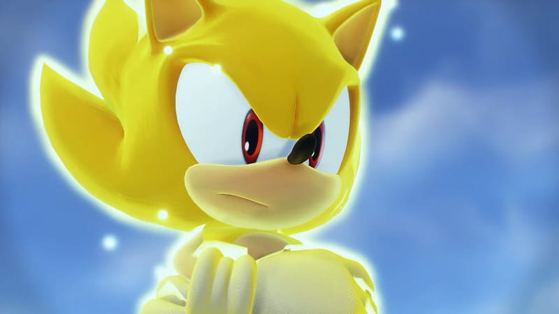 Super Sonic Shines In New Sonic Frontiers, Yellow Sonic, HD wallpaper