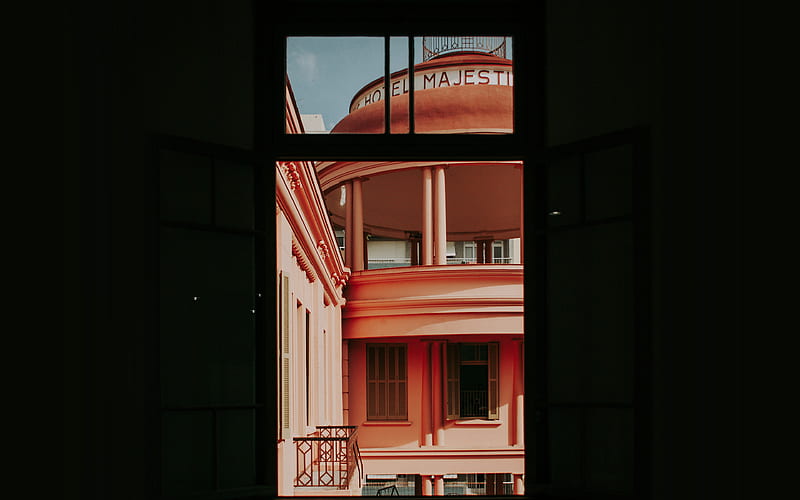 building, window, dark, city, nature, HD wallpaper