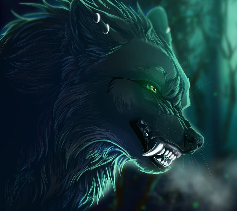 Fantasy Animals, Wolf, Fantasy, HD wallpaper | Peakpx