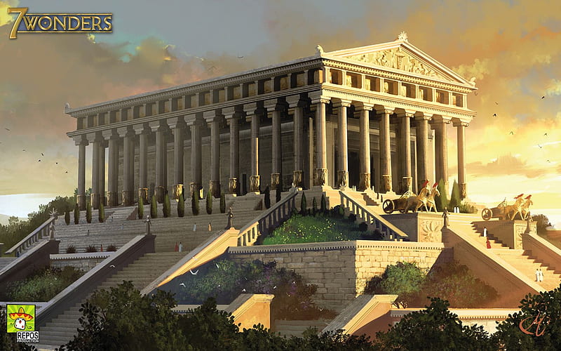 Temple of Artemis . Greek, HD wallpaper