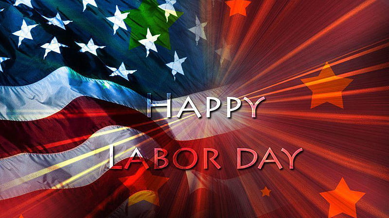 Happy Labor Day Stars Flag Background Labor Day, HD wallpaper