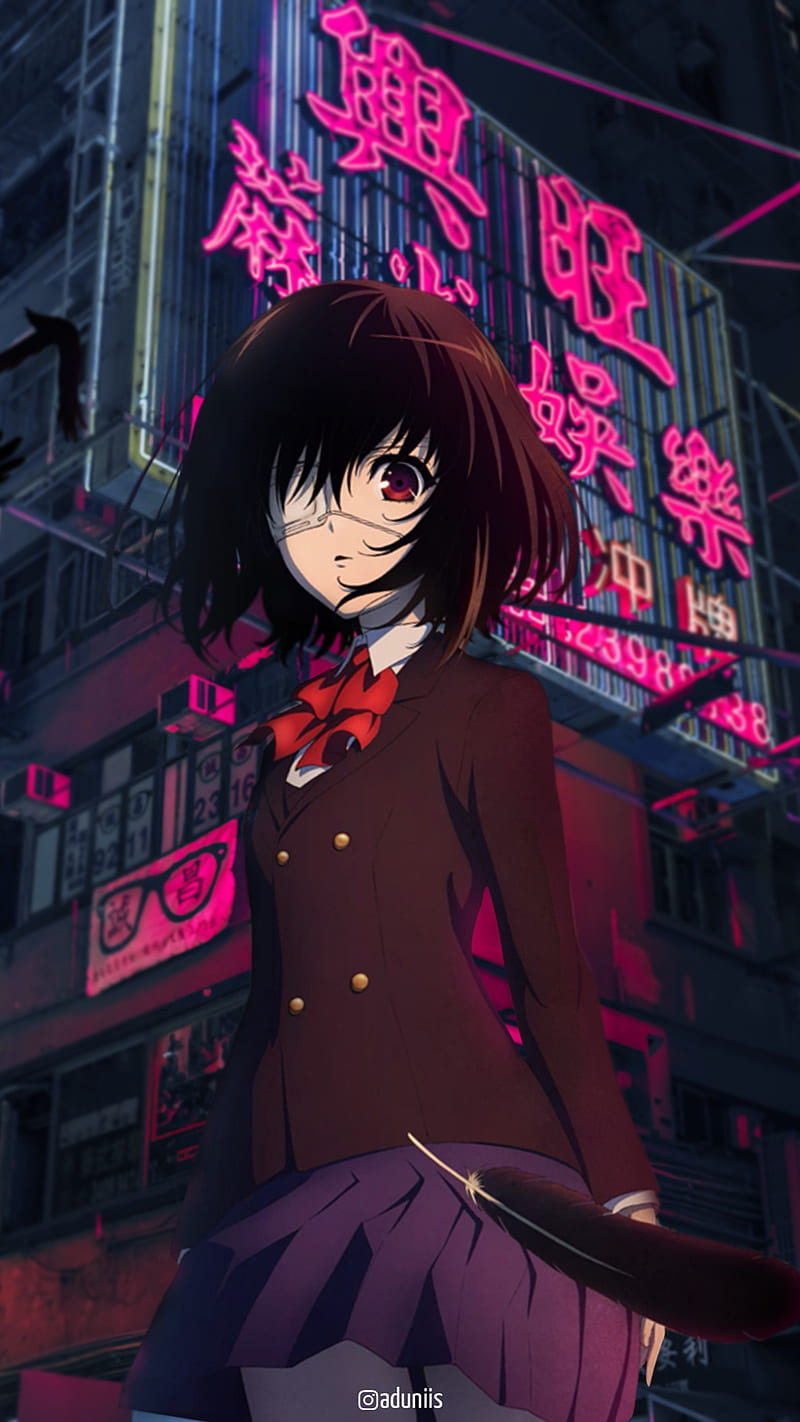 Another, anime, anime girls, Terror, Misaki Mei