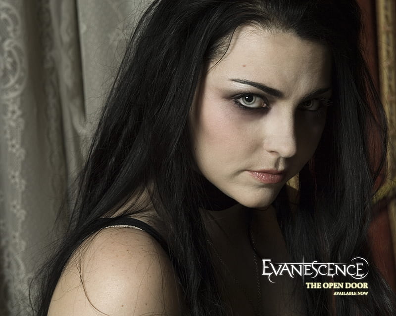 Amy Lee, cute, cool, evanescence, gothic, music, hot, bonito, sexy, HD wallpaper