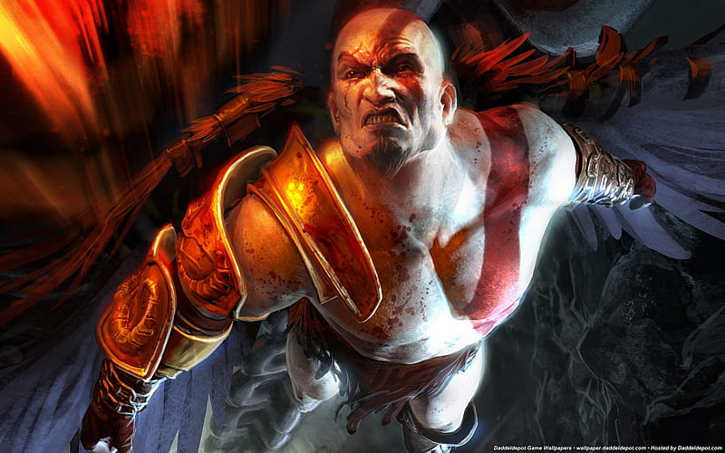 Kratos with Icarus Wings, revenge, guerra, playstation, ares, kratos,  helios, HD wallpaper | Peakpx