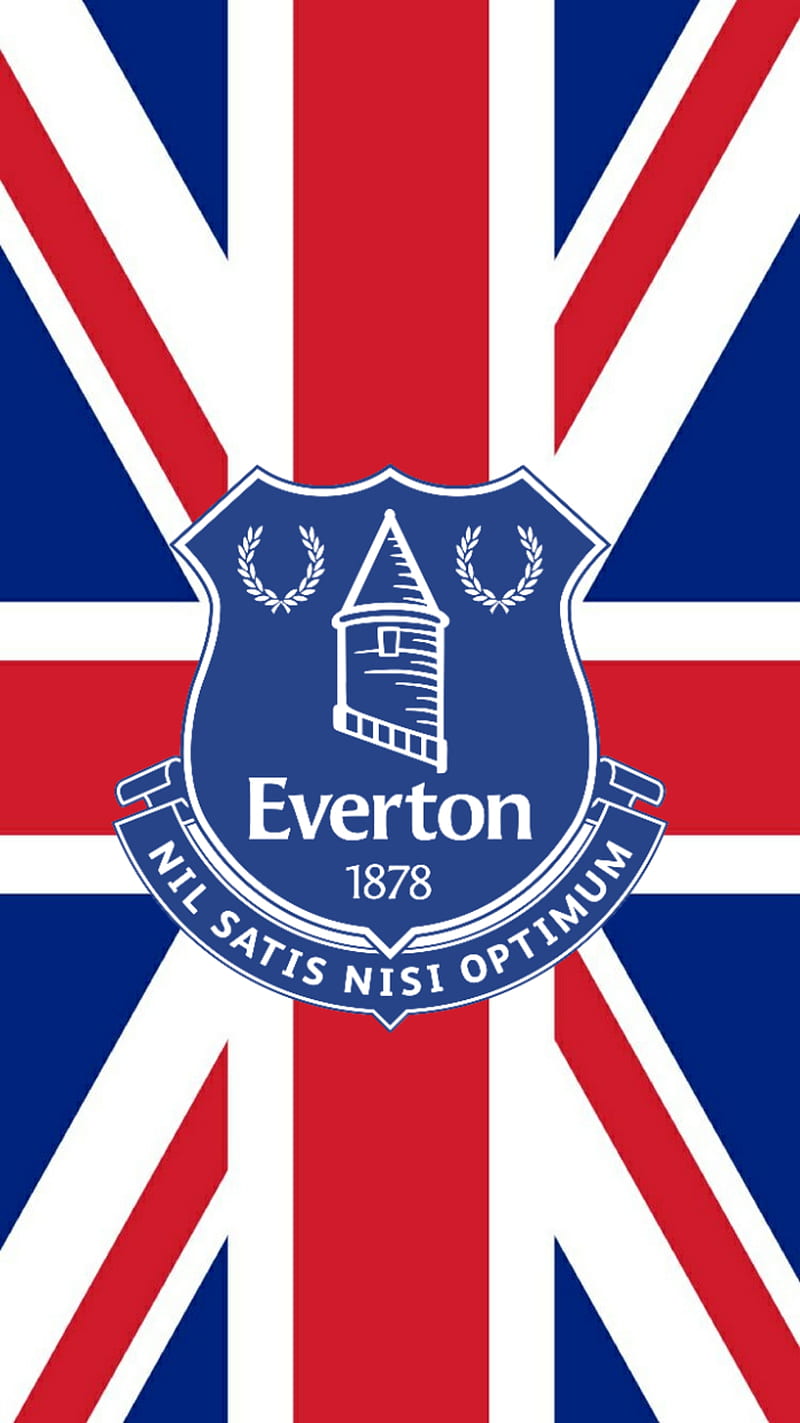 Everton FC UnionJack, everton, everton fc, everton football club, football, union jack, united kingdom, HD phone wallpaper