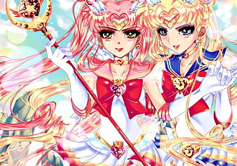 tsukino usagi, sailor moon, eternal sailor moon, and sailor cosmos  (bishoujo senshi sailor moon) drawn by nardack