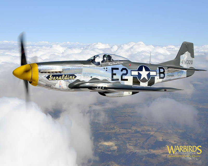 North American P51 Mustang, north, world, guerra, fighter, ww2, american, mustang, usaf, p51, HD wallpaper