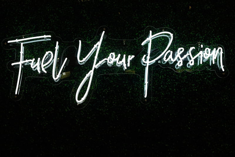 fuel your passion text, HD wallpaper