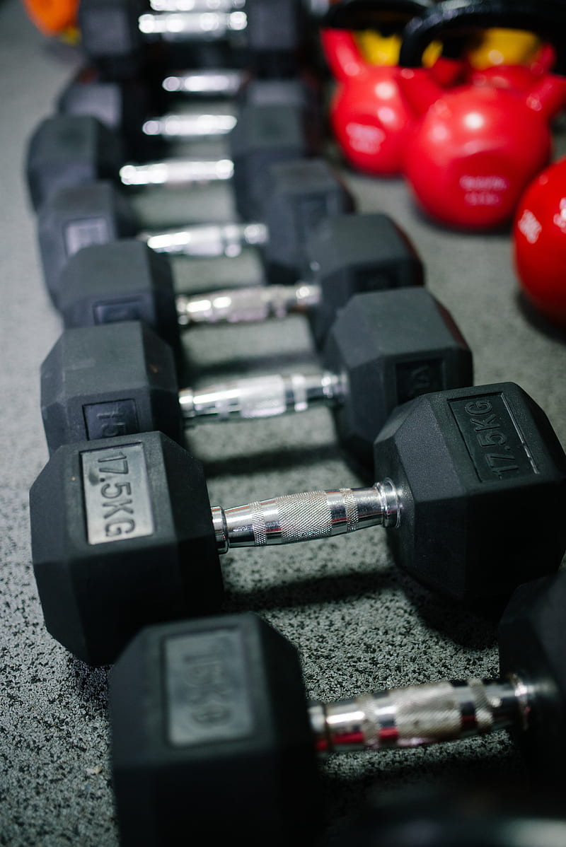 Gym Weights Royalty-Free Stock Photo