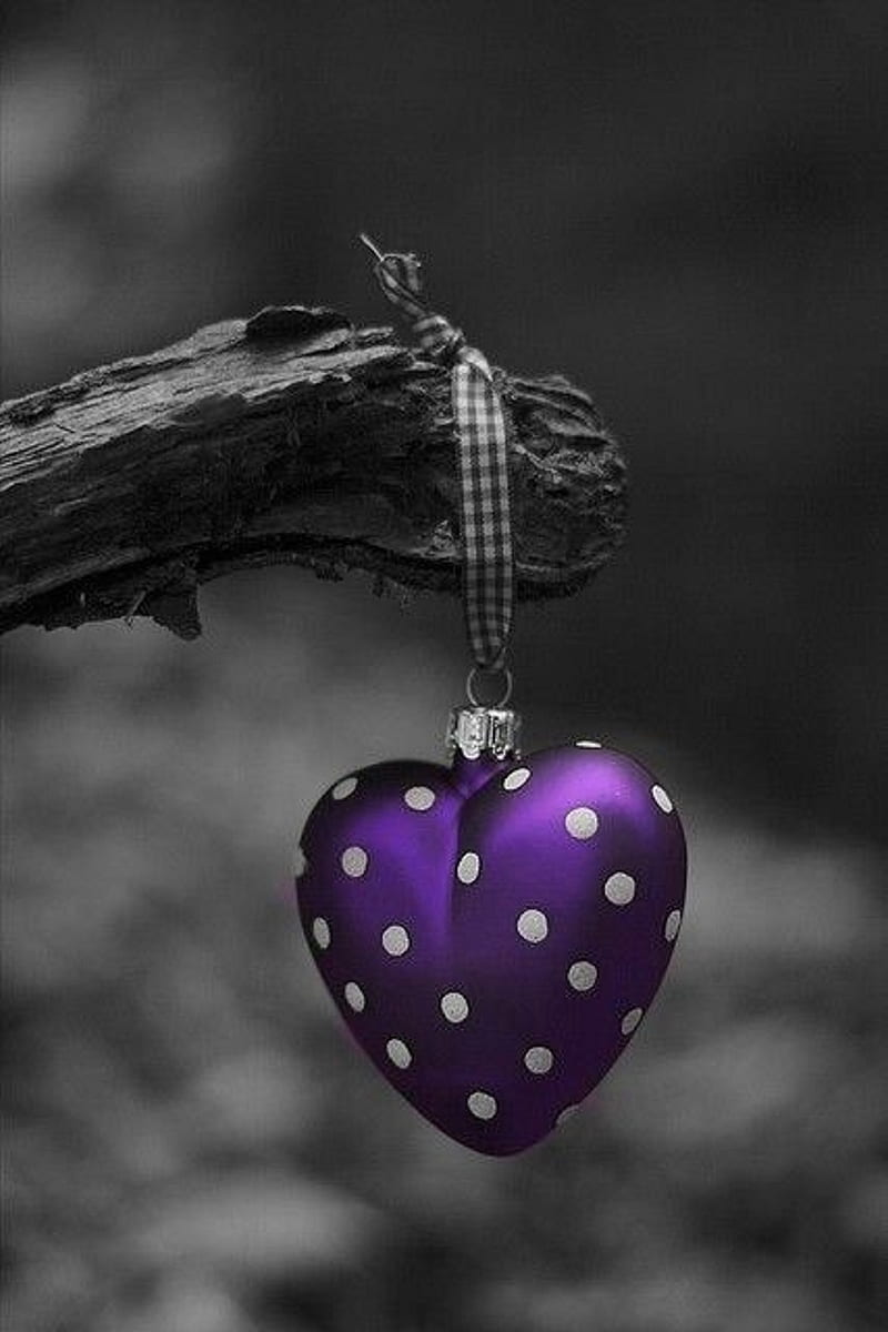 Premium AI Image | Purple hearts wallpapers that are purple love wallpapers
