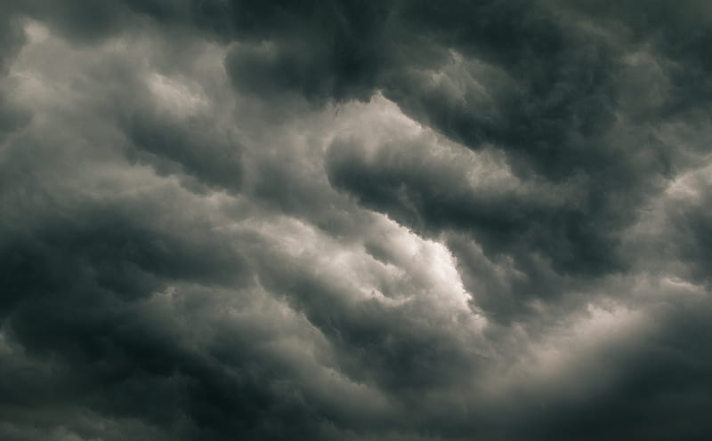 Real Dark Storm Clouds, Stormy Sky Ultra, Nature, Sun & Sky, dark, Dramatic, Storm, Scary, Spooky, Weather, thunderstorm, stormclouds, darksky, HD wallpaper