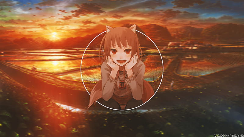 HD wallpaper Anime Spice and Wolf Holo Spice  Wolf Wheat  Wallpaper  Flare