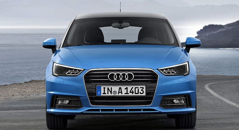 2015 Audi A1 Sportback (Hainan Blue) - Front , car, HD wallpaper