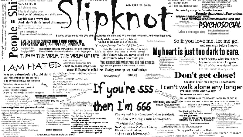 Slipknot If You Are 555 Then I Am 666 Music, HD wallpaper