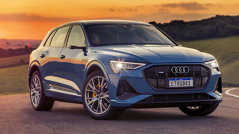 Audi e-tron 55 quattro S line 2020, HD wallpaper