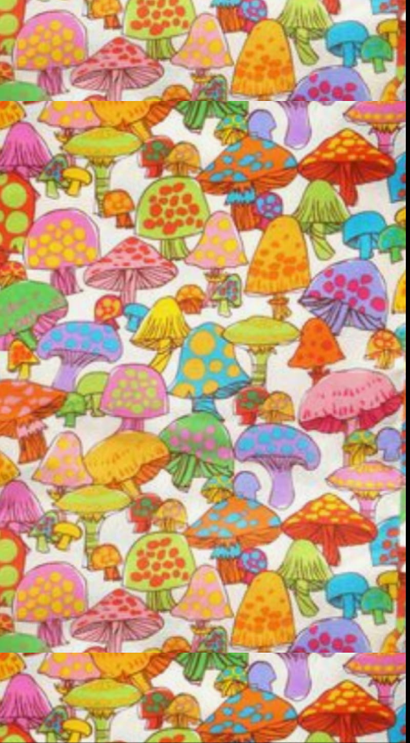 Shrooms, colorful, colors, hippie, mushrooms, trippy, HD phone wallpaper |  Peakpx