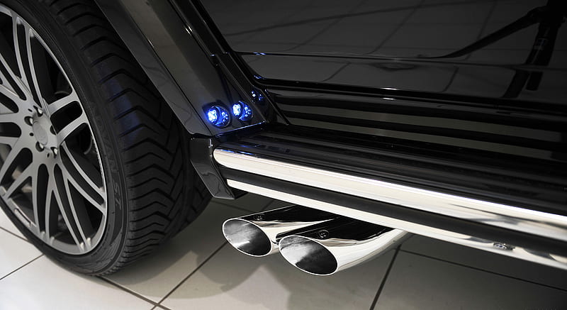2013 BRABUS 800 WIDESTAR based on Mercedes-Benz G65 AMG LED Running Boards - Exhaust , car, HD wallpaper