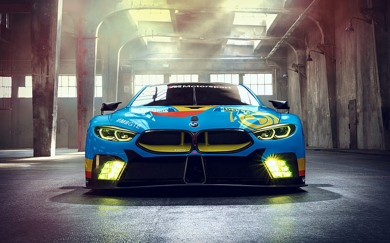BMW M8 GTE, supercars, 2018 cars, sportscars, german cars, BMW, HD wallpaper