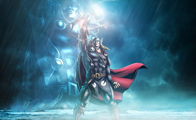 Marvel Vs Capcom 3 Thor , marvel-vs-capcom-infinite, games, thor, superheroes, HD wallpaper