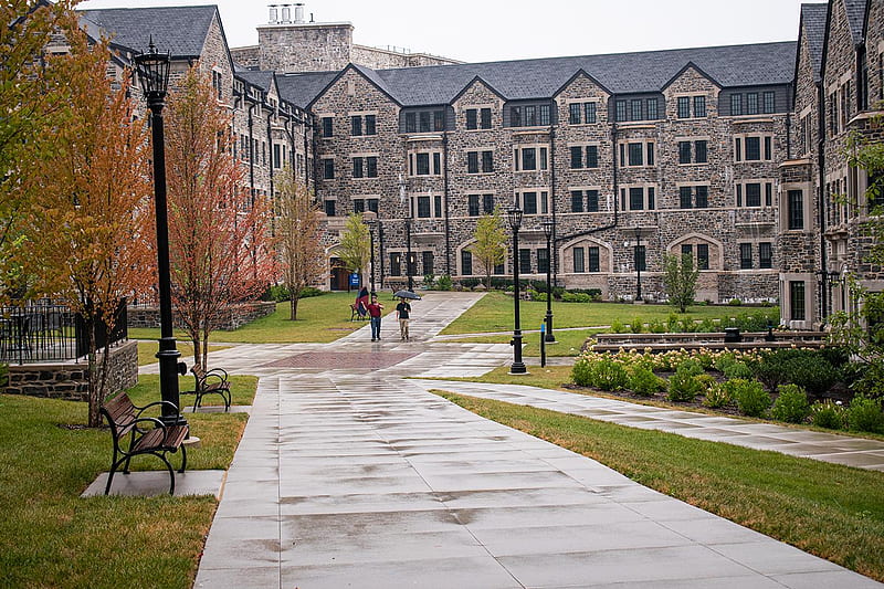 Villanova University We Are Just Days Away From Students Moving Into The Commons, Celebrating The End Of A Forward Thinking Project That Re Shaped A Parking Lot Into A New Home For, HD wallpaper