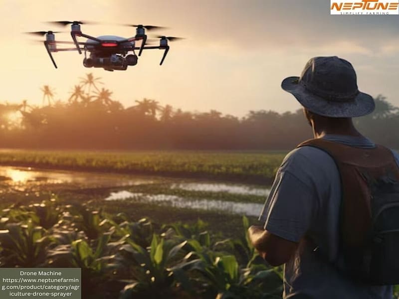 Revolutionise Agriculture with Neptune Farming Drone Machine, agriculture spraying drone, drone spray machine, agriculture drones in india, Drone Machine, agriculture drone sprayer, HD wallpaper