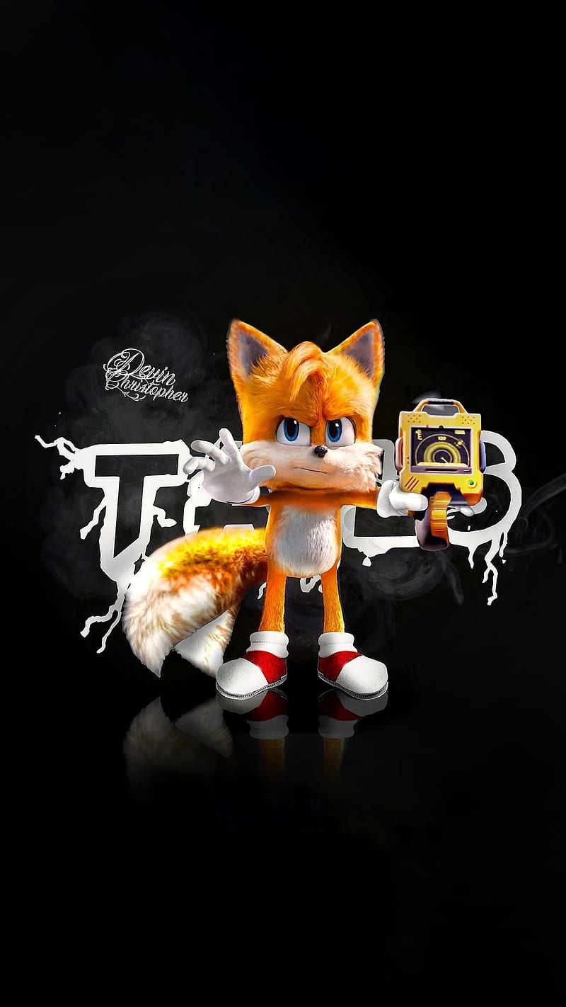 Tails - Sonic Movie, miles tails prower, sonic movie, sonic the hedgehog, tails the fox, HD phone wallpaper