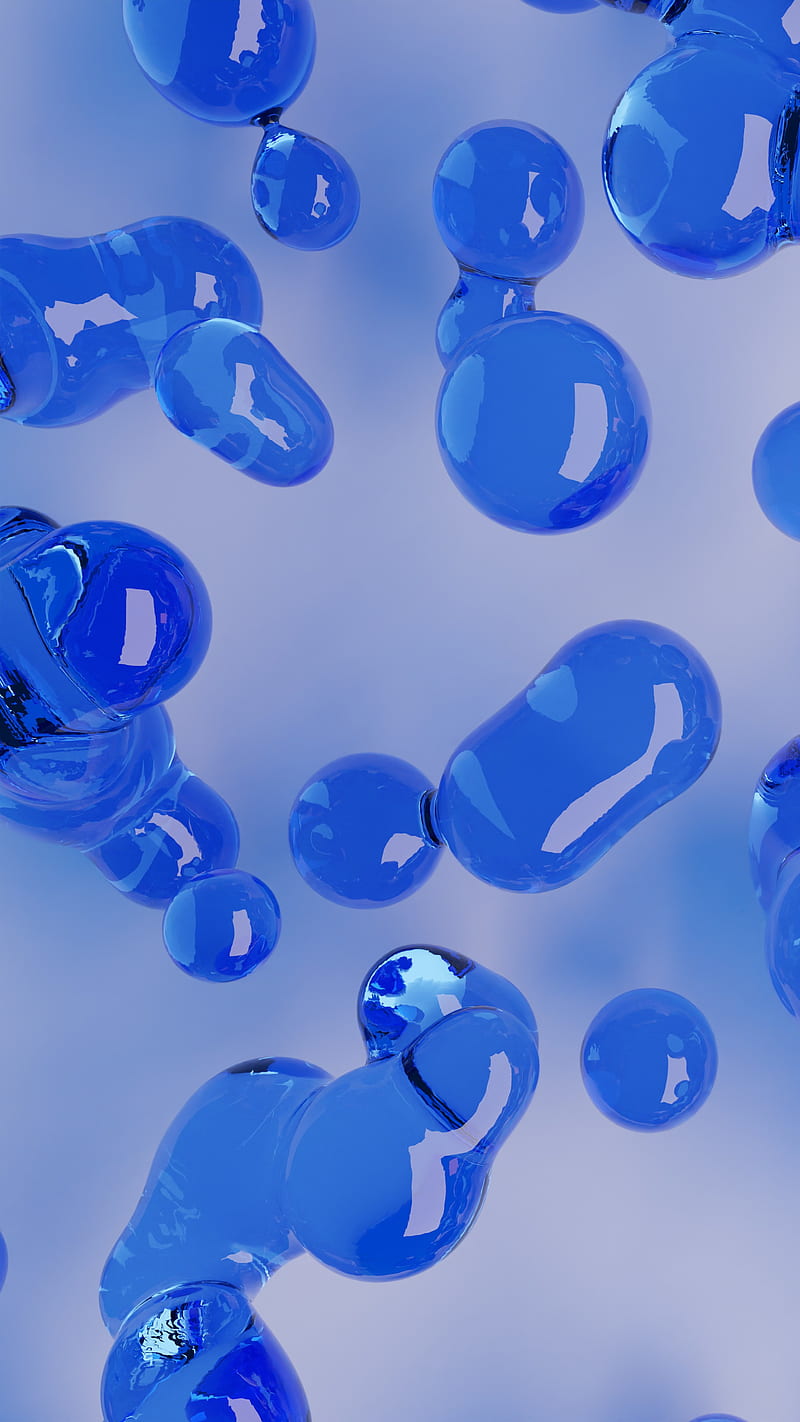 Ocean Fluid, 3d, 3d design, blue, glass, liquid, material, render ...