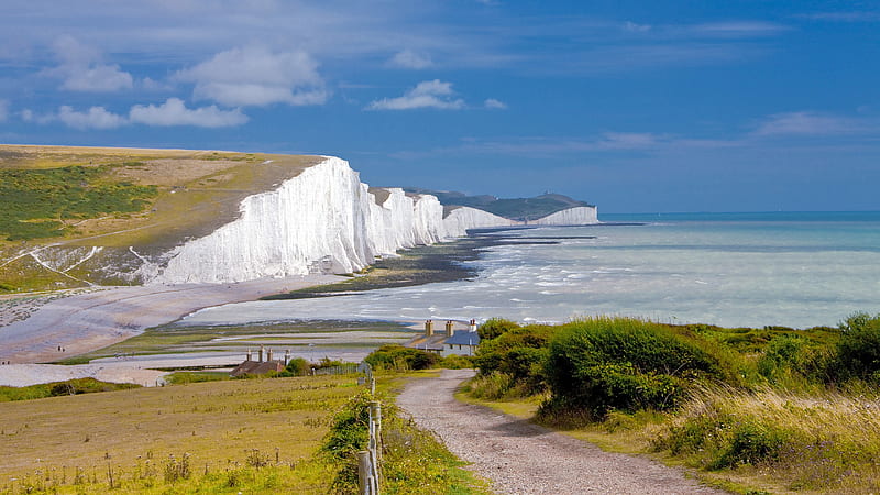 Earth, Coastline, England, The White Cliffs Of Dover, HD wallpaper