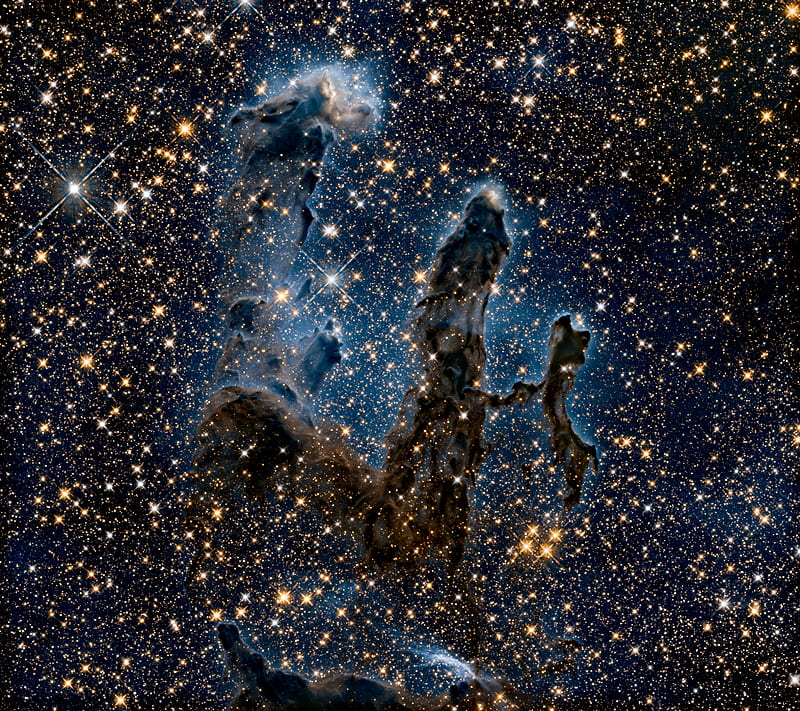 Pillars of Creation, astronomy, bopp, cool, hale, hubble, space, space, HD wallpaper