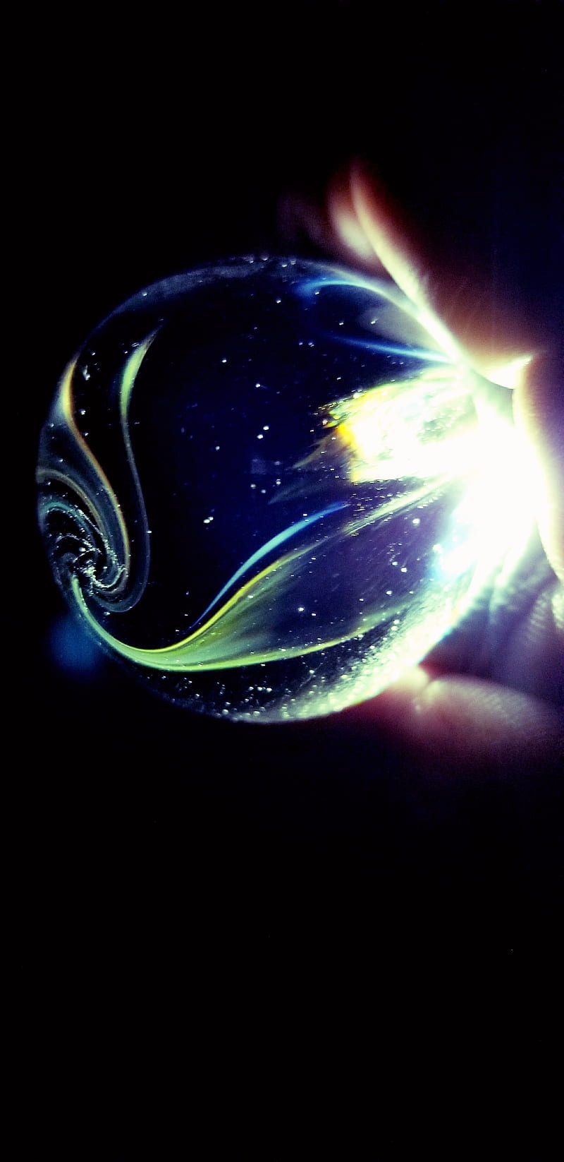 Marble Marvels , glass, ball, circle, galaxy, planet, universe, earth, spiral, vortex, HD phone wallpaper