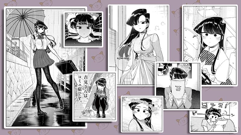 HOT Anime Manga Komi-san wa, Comyushou desu Komi Shoko Osana Najimi HD Wall  Scroll Mural