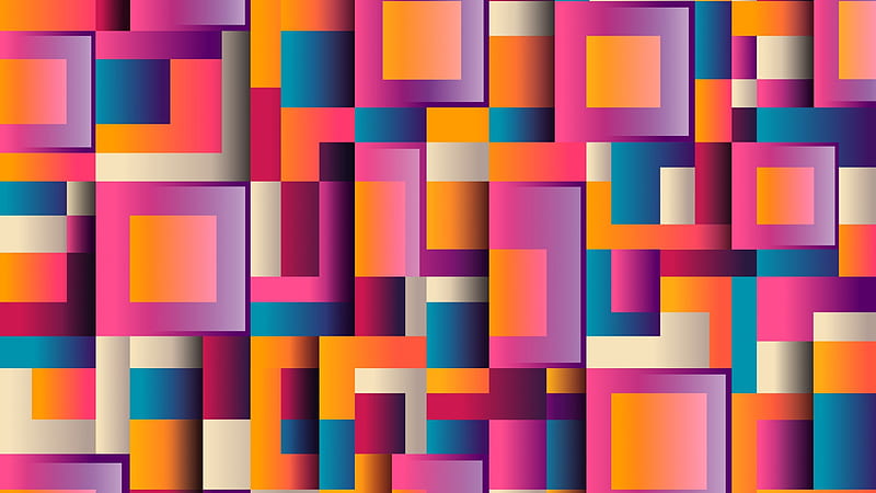 Texture, pattern, colorful, orange, paper, abstract, pink, blue, HD wallpaper