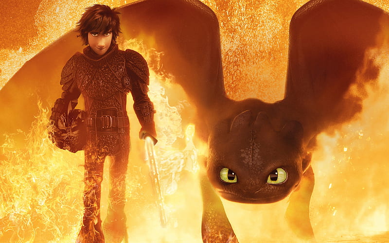 How to Train Your Dragon 3, 2019 3D dragon, promotional materials, poster, new cartoons, HD wallpaper