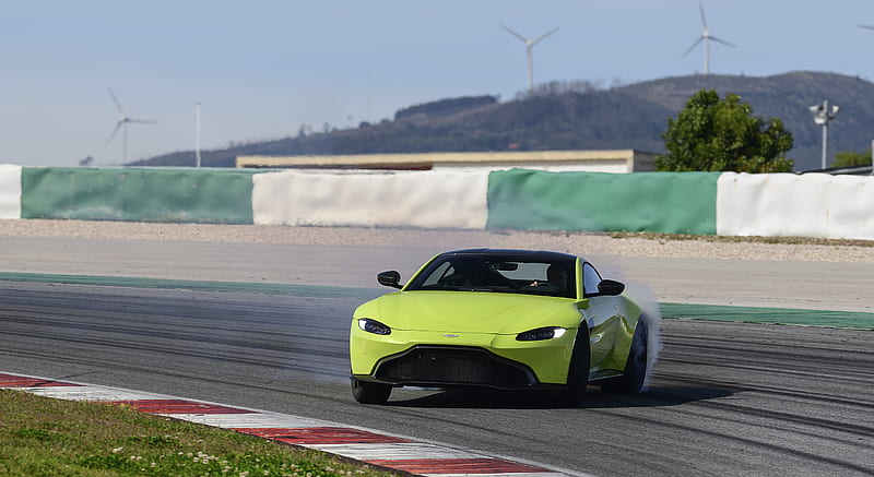 2019 Aston Martin Vantage (Lime Essence) - Front , car, HD wallpaper