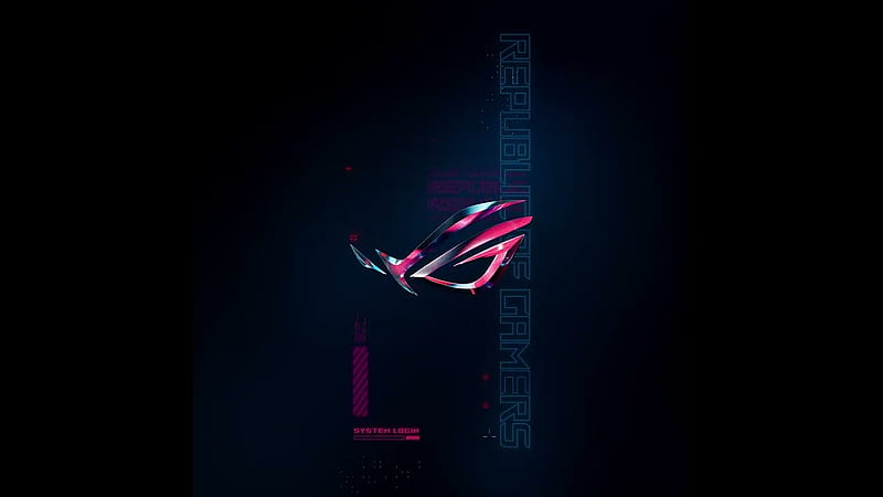 ROG Crazy, gaming, logo, HD phone wallpaper