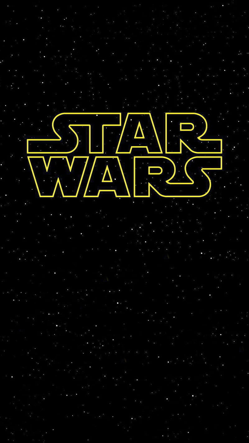 Star Wars Logo, darth vader, disney, episode, logo, luke, skywalker, star, star wars, the force awakens, HD phone wallpaper