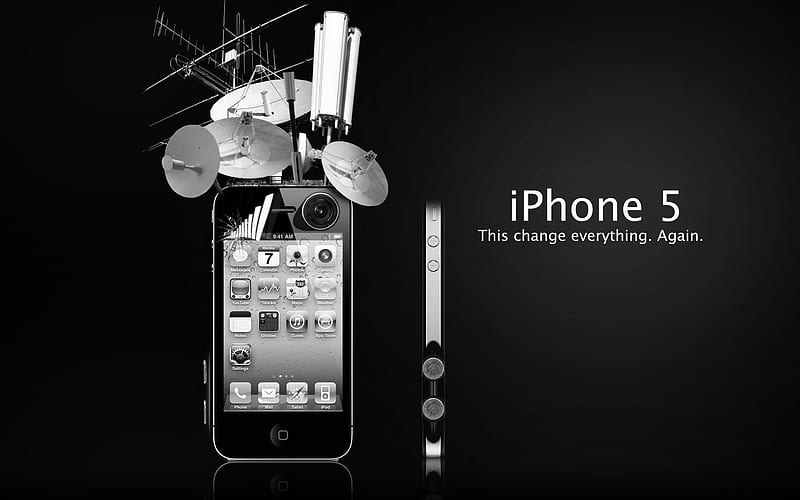 iPhone 5, apple, prototyp, 4gs, steve jobs new product, HD wallpaper