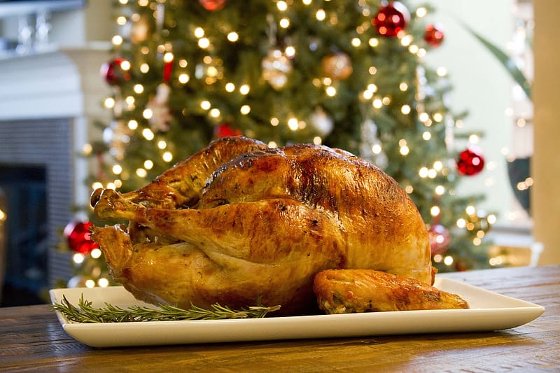 Food, Meat, Christmas, Roast, Turkey (Bird), HD wallpaper