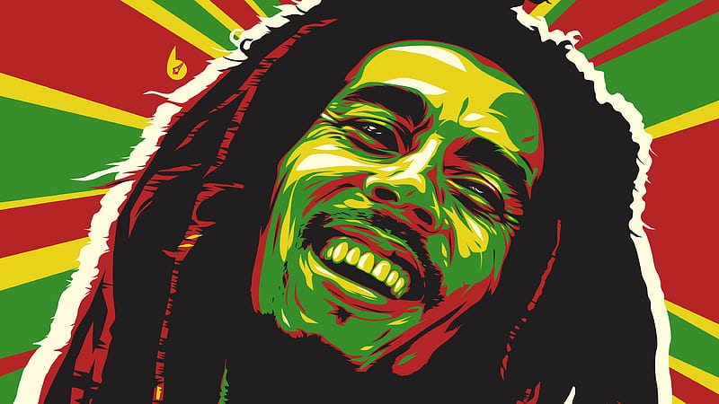 Bob Marley Abstract , bob-marley, abstract, artwork, creative, music, singer, HD wallpaper