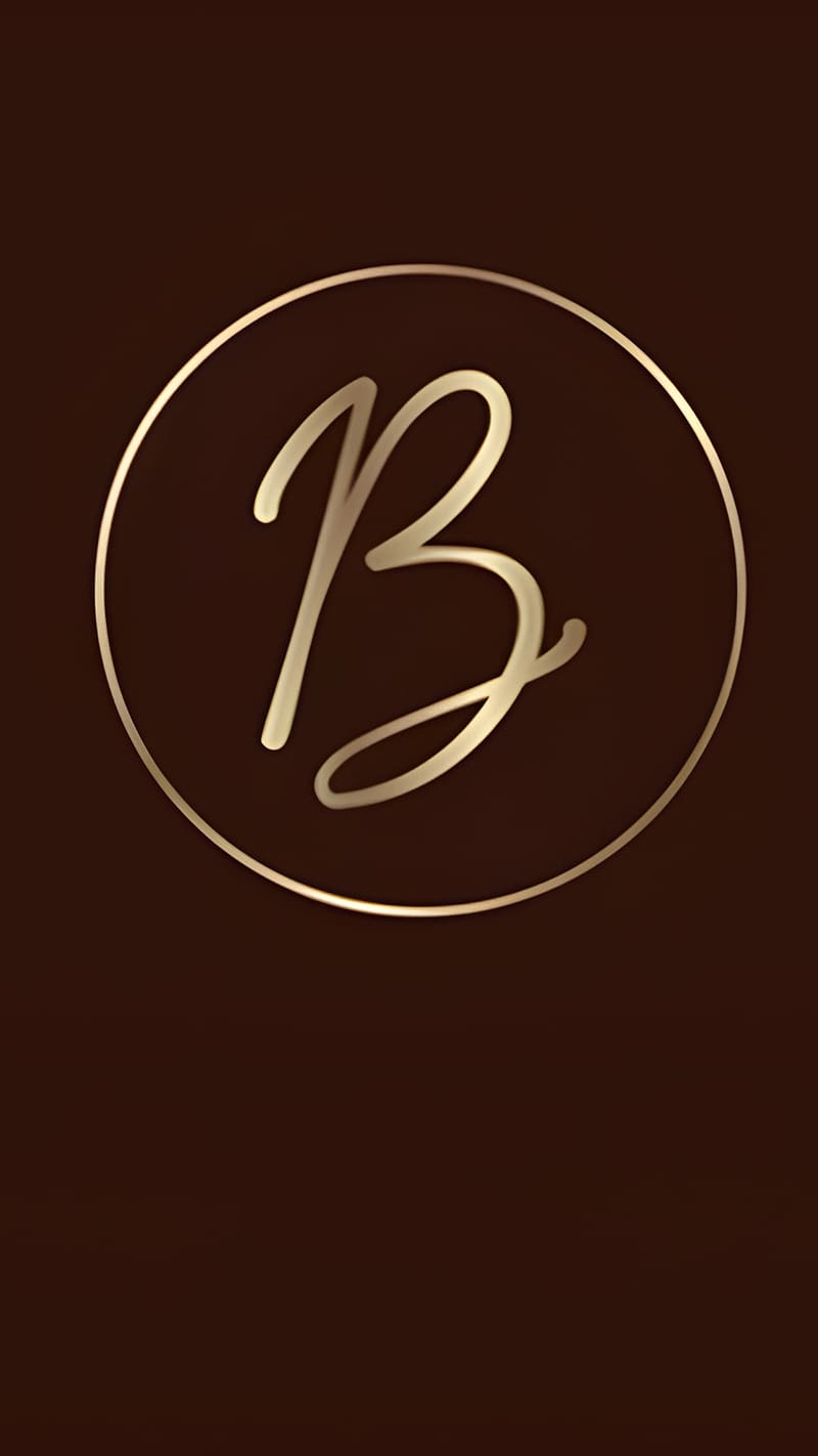 B Naam Wale, gold b, letter b, HD phone wallpaper