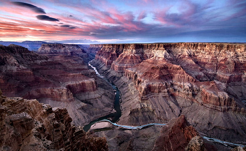 The Grand Canyon, USA, National Park, bonito, graphy, Grand Canyon, wide screen, nature, scenery, Arizona, landscape, HD wallpaper