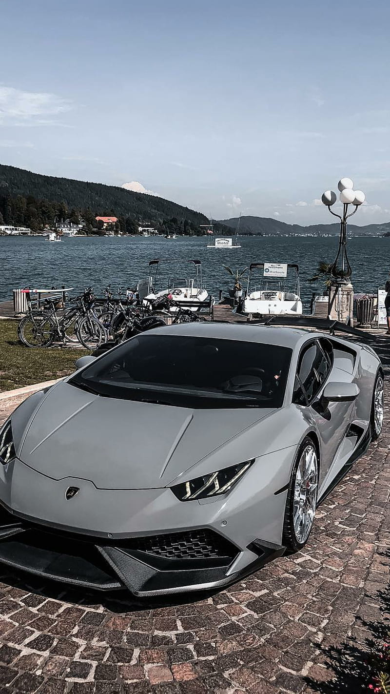 Bulls cant swim, lamborghini, huracan, beach, ocean, car, supercar ...