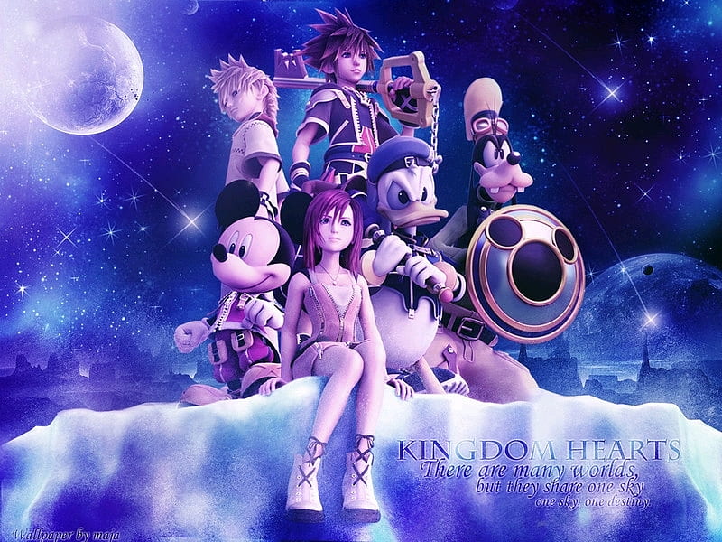 Kingdom Hearts pretty boys moon girl HD wallpaper Peakpx