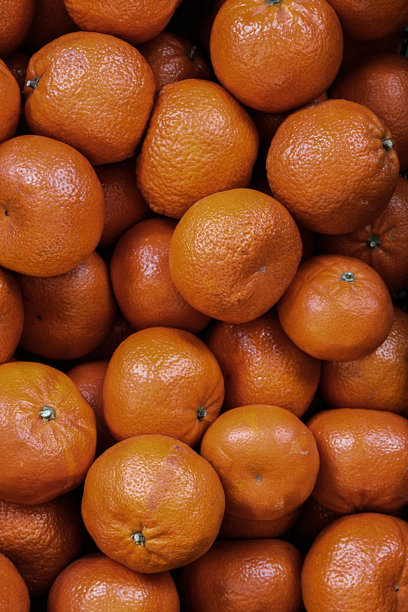 tangerines, fruits, citrus, orange, food, HD phone wallpaper
